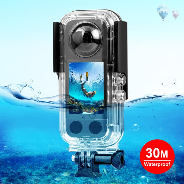 For Insta360 X3 PULUZ 30m Underwater Water-resistant Housing Case