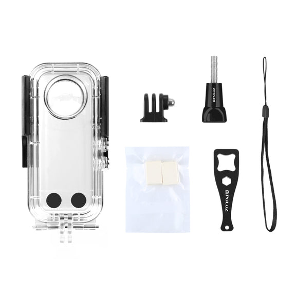 For Insta360 X3 PULUZ 30m Underwater Water-resistant Housing Case