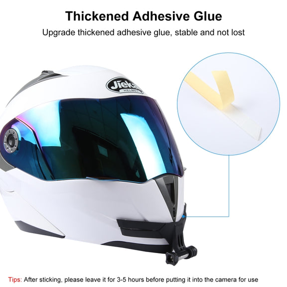PULUZ Bending Action Camera Motorcycle Helmet Chin Mount (Black)