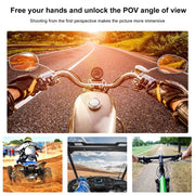 PULUZ Bending Action Camera Motorcycle Helmet Chin Mount (Black)