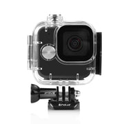 For GoPro Hero11 Black Mini PULUZ 40m Water-resistant Housing Protective Case with Buckle Basic Mount & Screw (Transparent)