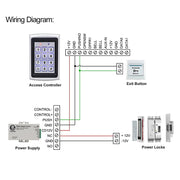 Standalone Keypad Access Control System (7612)(Silver)