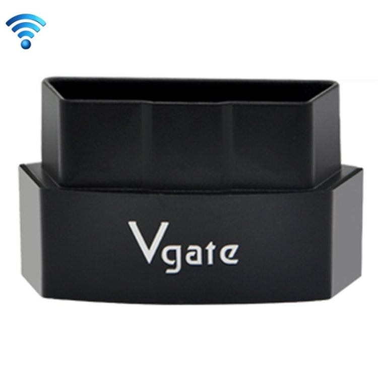Super Mini Vgate iCar3 OBDII WiFi Car Scanner Tool, Support Android & iOS(Black)