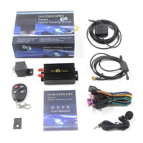 103B GSM / GPRS / GPS Vehicle Tracking System, Support TF Card Memory, Band: 850 / 900 / 1800 / 1900Mhz