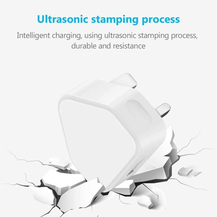 5V / 1A UK Plug USB Charger(White)