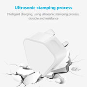 5V / 1A UK Plug USB Charger(White)