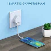5V / 1A UK Plug USB Charger(White)