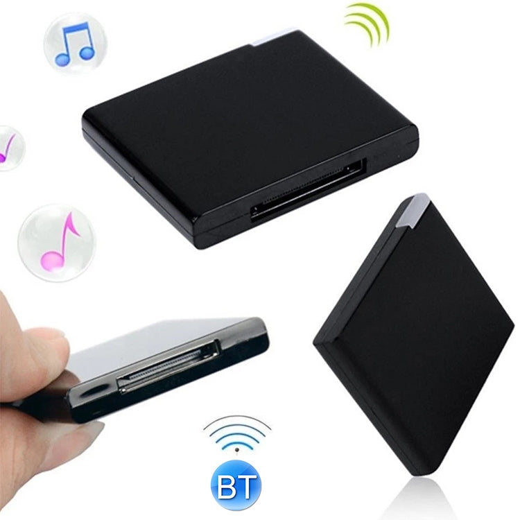 Wireless Bluetooth Music Receiver For iPhone 4 & 4S / (iPad 3) / iPad 2 / iPod  / Any Bluetooth Device(Black)