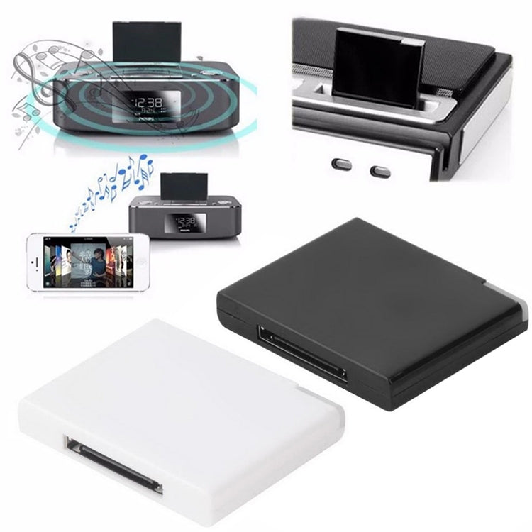 Wireless Bluetooth Music Receiver For iPhone 4 & 4S / (iPad 3) / iPad 2 / iPod  / Any Bluetooth Device(Black)