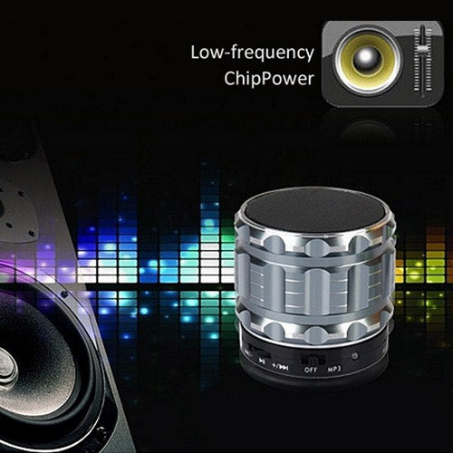 S28 Metal Mobile Bluetooth Stereo Portable Speaker with Hands-free Call Function(Green)