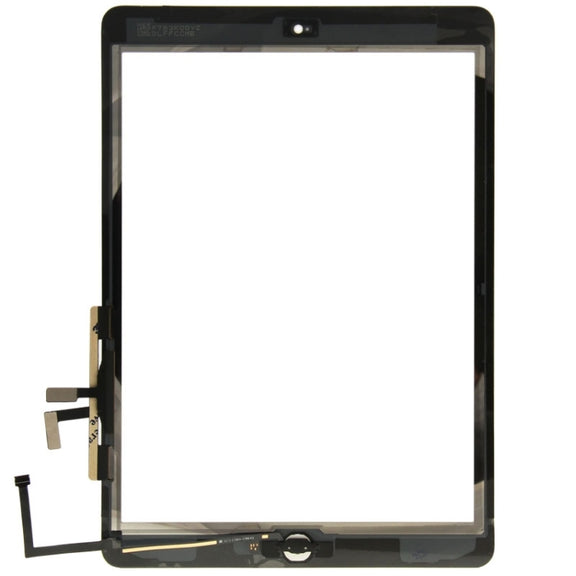 Controller Button + Home Key Button PCB Membrane Flex Cable + Touch Panel Installation Adhesive, Touch Panel for iPad Air / iPad 5(Black)