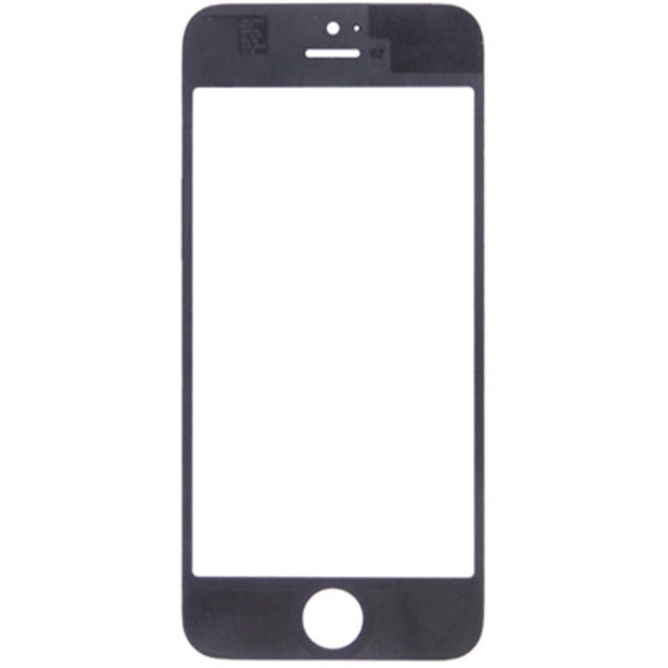 Front Screen Outer Glass Lens for iPhone 5 & 5S(Black)
