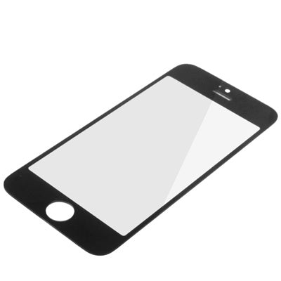 Front Screen Outer Glass Lens for iPhone 5 & 5S(Black)
