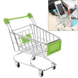 Universal Mini Grocery Shopping Cart Style Desktop Storage Box / Holder(Green) - Desktop Holder by PMC TechLife | Online Shopping South Africa | PMC TechLife
