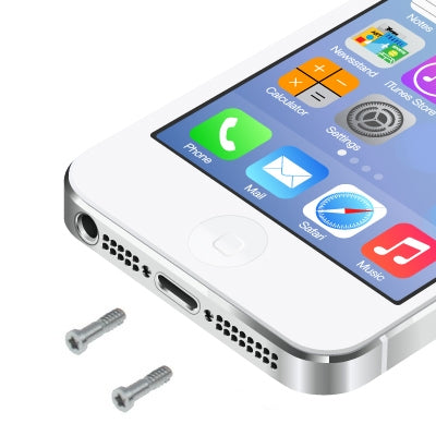 20 PCS for iPhone 5 / 5S Original Dock Screws(Silver)