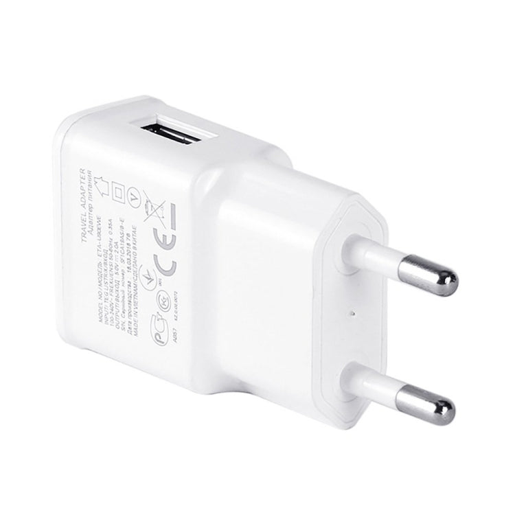 Charger Sync Cable + EU Plug Travel Charger(White)