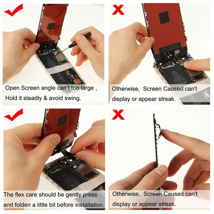 Digitizer Assembly (Original LCD + Frame + Touch Panel) for iPhone 5S(Black)