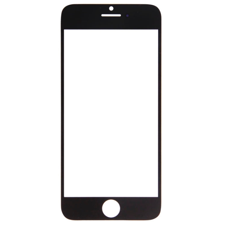 Front Screen Outer Glass Lens for iPhone 6(Black)