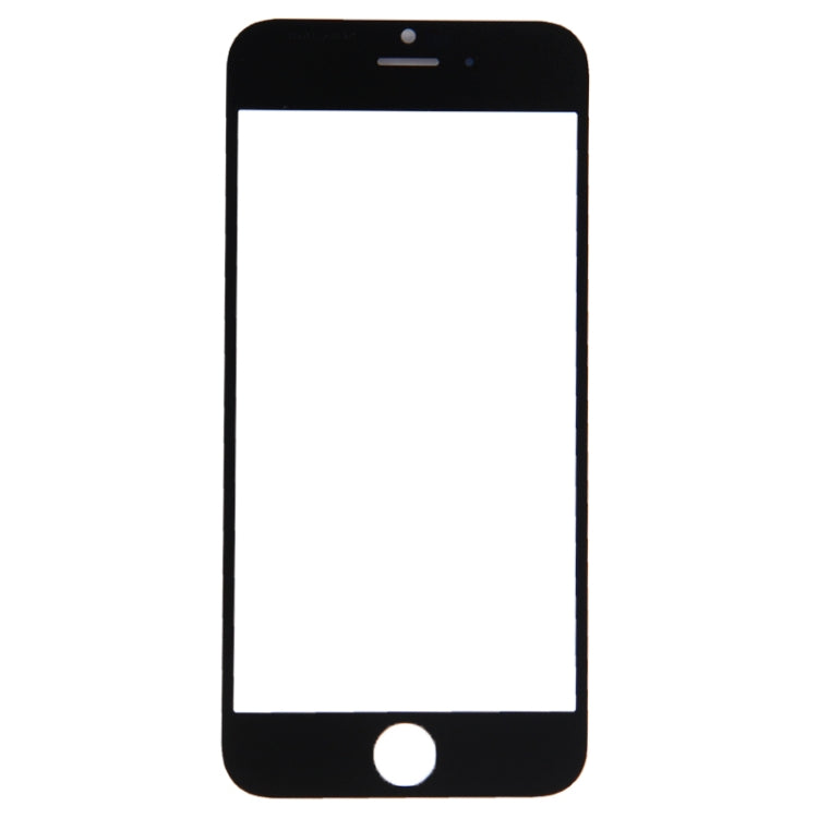 Front Screen Outer Glass Lens for iPhone 6(Black)