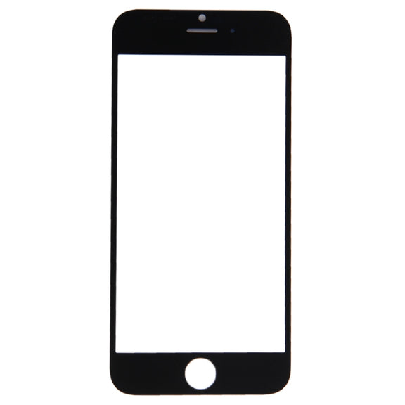 Front Screen Outer Glass Lens for iPhone 6(Black)
