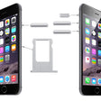 Card Tray & Volume Control Key & Screen Lock Key & Mute Switch Vibrator Key  Kit for iPhone 6(Silver) - iPhone 6/6 Plus Parts by PMC TechLife | Online Shopping South Africa | PMC TechLife