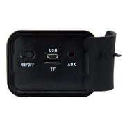 YM-308 Portable Rechargeable NFC Bluetooth Speaker, Support TF Card(Black)