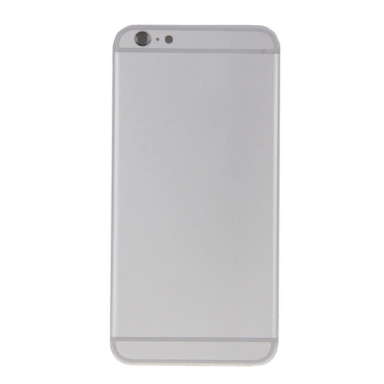 6 in 1 for iPhone 6 (Back Cover + Card Tray + Volume Control Key + Power Button + Mute Switch Vibrator Key + Sign) Full Assembly Housing Cover(Silver)