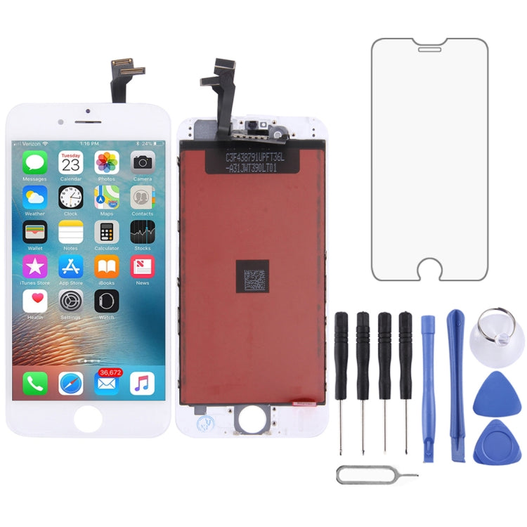TFT LCD Screen for iPhone 6 Digitizer Full Assembly with Frame  (White)