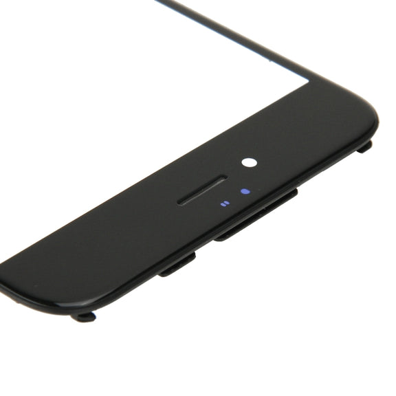 2 in 1 for iPhone 6 (Front Screen Outer Glass Lens + Frame)(Black)