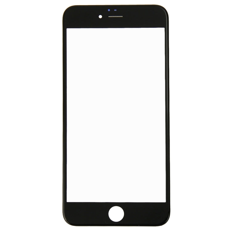 Front Screen Outer Glass Lens with Front LCD Screen Bezel Frame for iPhone 6s Plus(Black)
