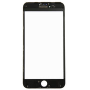 Front Screen Outer Glass Lens with Front LCD Screen Bezel Frame for iPhone 6s Plus(Black)