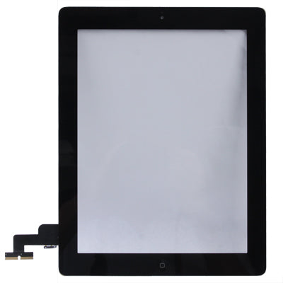Touch Panel (Controller Button + Home Key Button PCB Membrane Flex Cable + Touch Panel Installation Adhesive) for iPad 2 / A1395 / A1396 / A1397 (Black)