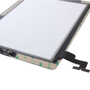 Touch Panel (Controller Button + Home Key Button PCB Membrane Flex Cable + Touch Panel Installation Adhesive) for iPad 2 / A1395 / A1396 / A1397 (White)