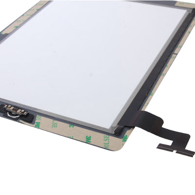 Touch Panel (Controller Button + Home Key Button PCB Membrane Flex Cable + Touch Panel Installation Adhesive) for iPad 2 / A1395 / A1396 / A1397 (White)