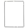 LCD Frame Front Housing Bezel Frame with Adhesive Sticker for iPad 2(Black) - iPad 2 Parts by PMC TechLife | Online Shopping South Africa | PMC TechLife