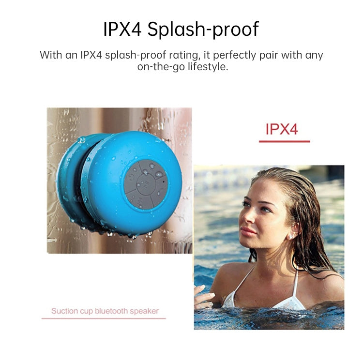 BTS-06 Mini Water-resistant IPX4 Bluetooth V2.1 Speaker, Support Handfree Function(Green)