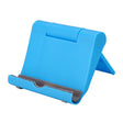 Peacock Foldable Adjustable Stand Desktop Holder for iPad Air & Air 2, iPad mini, Galaxy Tab, and other Tablet PC (Blue) - Desktop Holder by PMC TechLife | Online Shopping South Africa | PMC TechLife