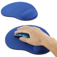 2 PCS Cloth Gel Wrist Rest Mouse Pad(Blue) - Mouse Pads by PMC TechLife | Online Shopping South Africa | PMC TechLife | Buy Now Pay Later Mobicred
