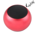 Mini Metal Wireless Bluetooth Speaker,  Hands-free, LED Indicator(Red) - Desktop Speaker by PMC TechLife | Online Shopping South Africa | PMC TechLife