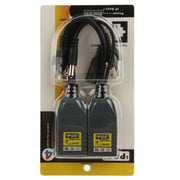 2 PCS 904, 4 Cores Power Over Ethernet Passive POE Splitter Injector Adapter Cable Kit for IP Camera Security System