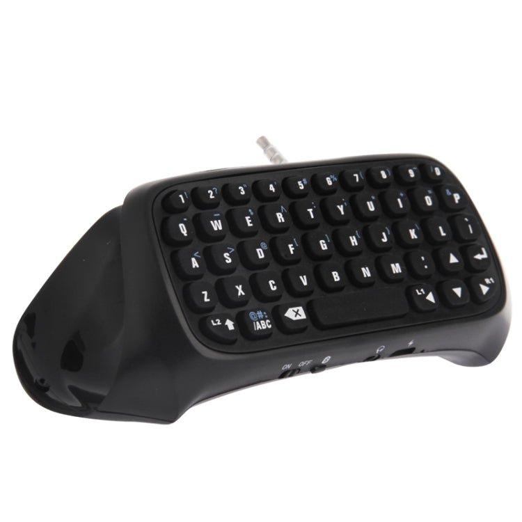 Dobe TP4-008 Bluetooth 3.0 Keyboard for PlayStation 4 PS4 Controller(Black)