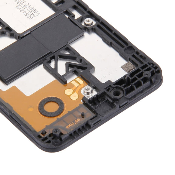 LCD Display + Touch Panel with Frame for Nokia Lumia 530 (Black)