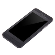 LCD Screen and Digitizer Full Assembly with Frame for BlackBerry Z10 4G(Black)
