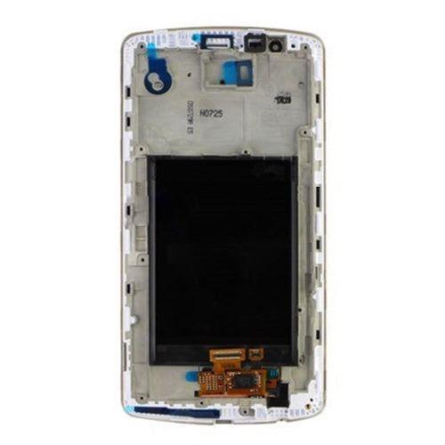 LCD Display + Touch Panel with Frame for LG G3 / D850 / D851 / D855 / VS985(White)