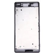 Front Housing LCD Frame Bezel Plate  for Sony Xperia Z3 / L55w / D6603(Black)