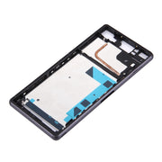 Front Housing LCD Frame Bezel Plate  for Sony Xperia Z3 / L55w / D6603(Black)