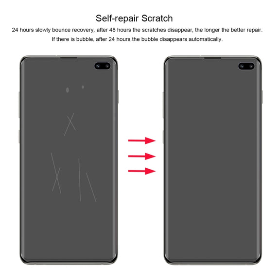 ENKAY Hat-Prince 0.1mm 3D Full Screen Protector Explosion-proof Hydrogel Film for Galaxy S10+, TPU+TPE+PET Material