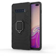 PC + TPU Shockproof Protective Case for Samsung Galaxy S10 Plus, with Magnetic Ring Holder(Black) - Galaxy Phone Cases by PMC TechLife | Online Shopping South Africa | PMC TechLife | Buy Now Pay Later Mobicred