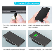 5V 800mA Qi Standard Wireless Charging Receiver with USB-C / Type-C Port
