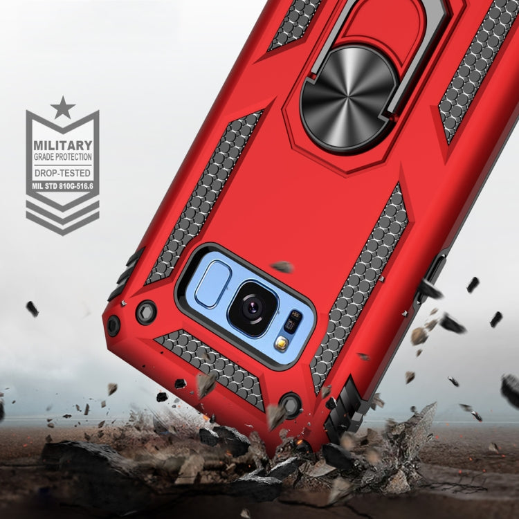 Armor Shockproof TPU + PC Protective Case for Galaxy S8 Plus, with 360 Degree Rotation Holder(Black)